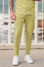 Fern Green Seem Detail Trouser