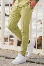Fern Green Seem Detail Trouser