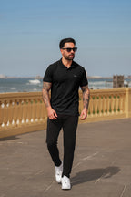 Basic Black Nextage Essentials Polo Tracksuit