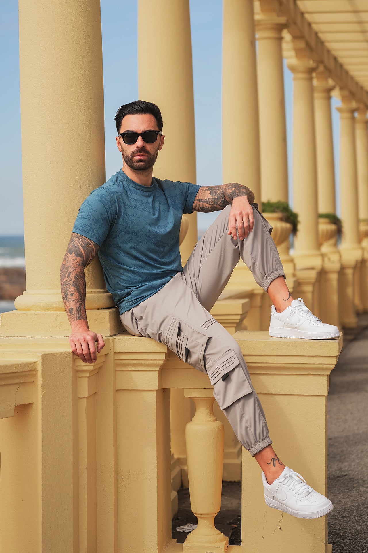 Nextage Light Grey  Cargo Tracksuit