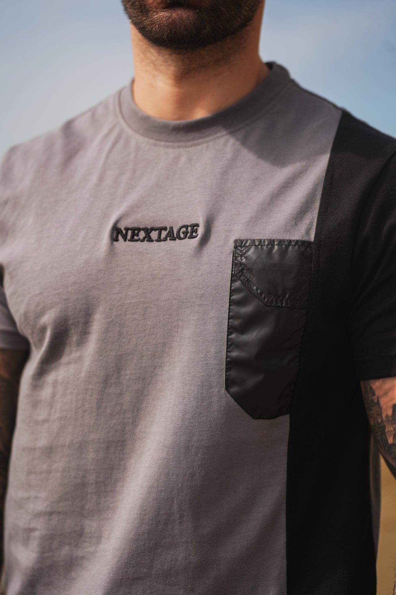 Light Grey Pocket Style Tracksuit