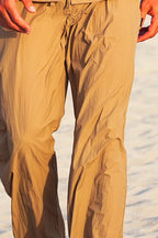Sand Crinkle Loose Fit Trouser