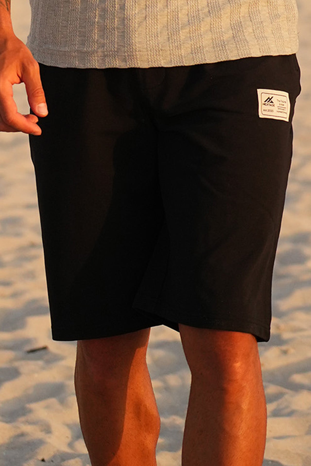 Black Basic Every Day Wear Short