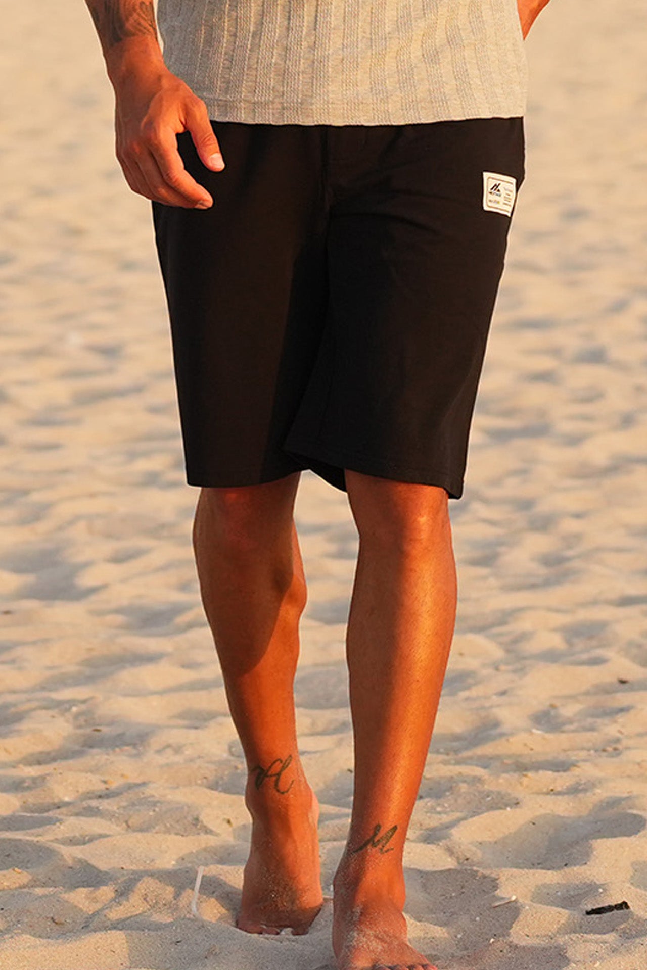 Black Basic Every Day Wear Short