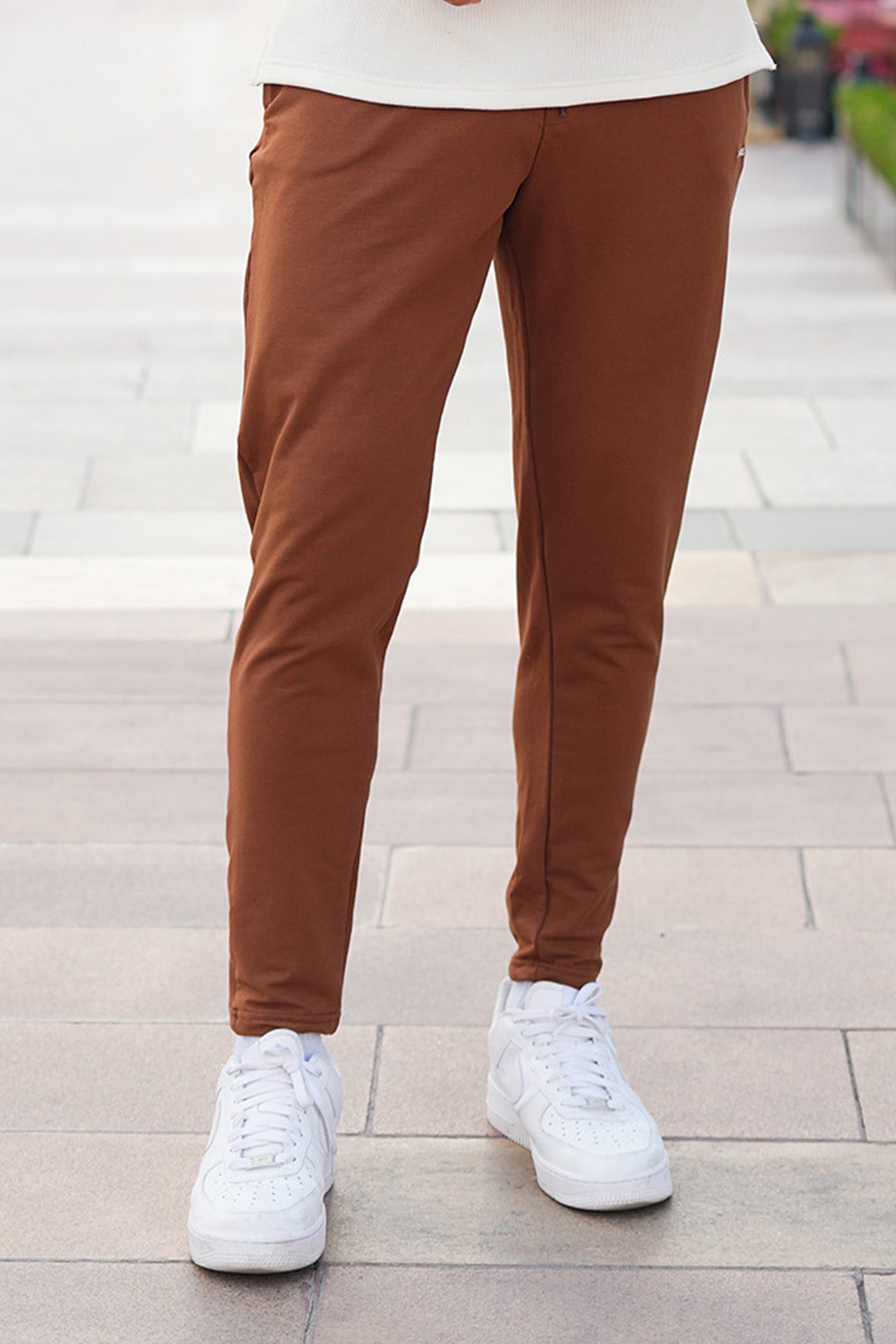 Coffee Brown Basic Fit Trouser