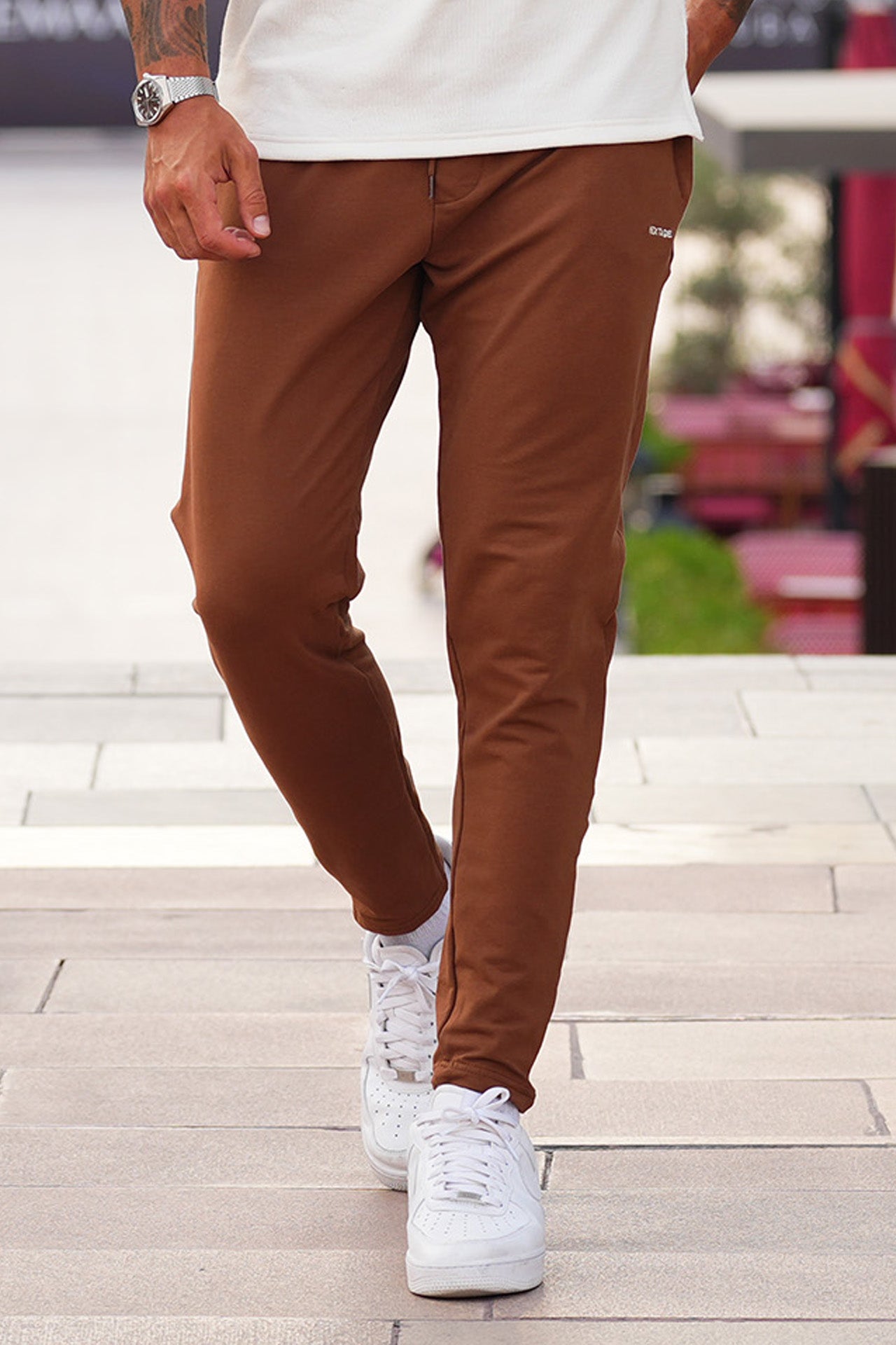 Coffee Brown Basic Fit Trouser