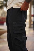 Ultra Stretch Premium Textured Printed Cargo Tracksuit