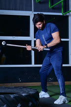 Navy Blue Dri Fit Tracksuit