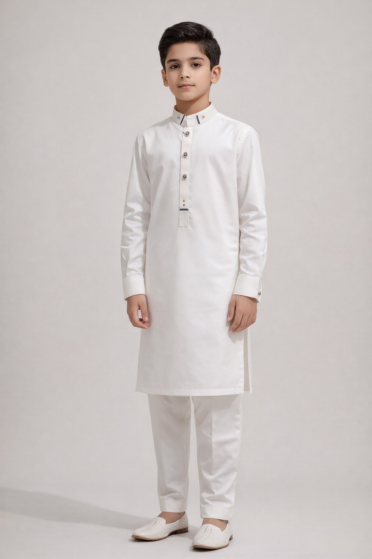 Nextage Kids Off-White Kurta Shalwar Set