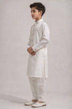 Nextage Kids Off-White Kurta Shalwar Set