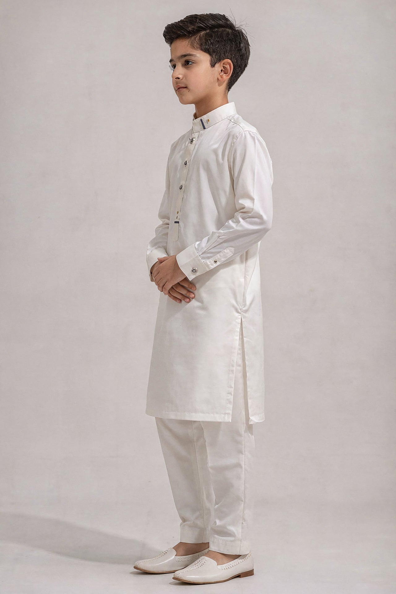 Nextage Kids Off-White Kurta Shalwar Set