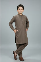 Nextage Kids Brown Kurta Shalwar Set