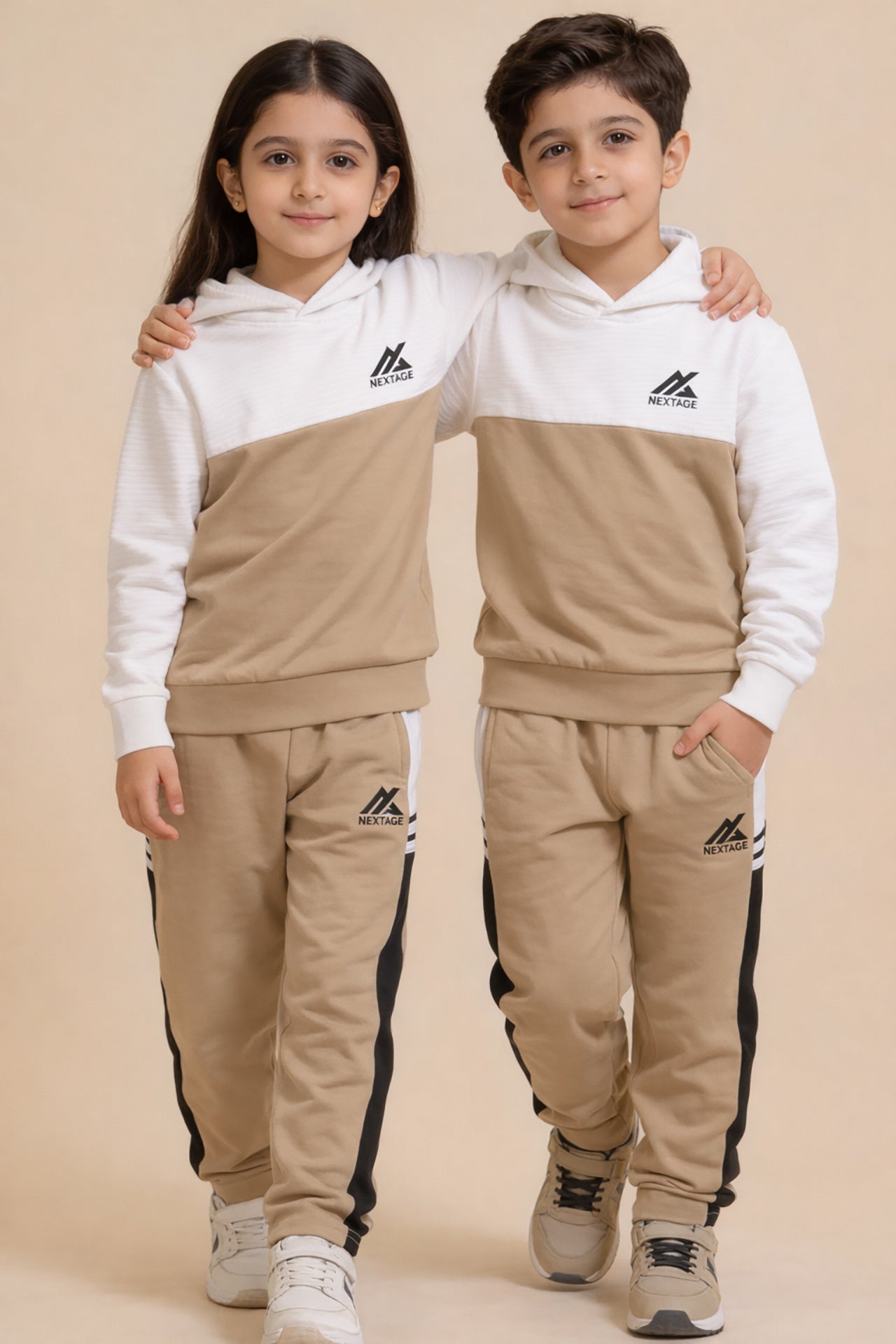 Nextage Contrast Embroidered Logo Tracksuit