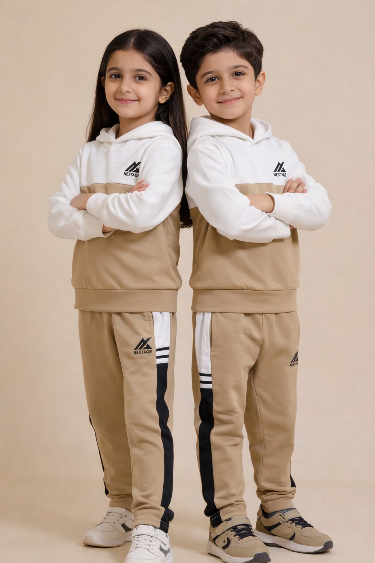 Nextage Contrast Embroidered Logo Tracksuit