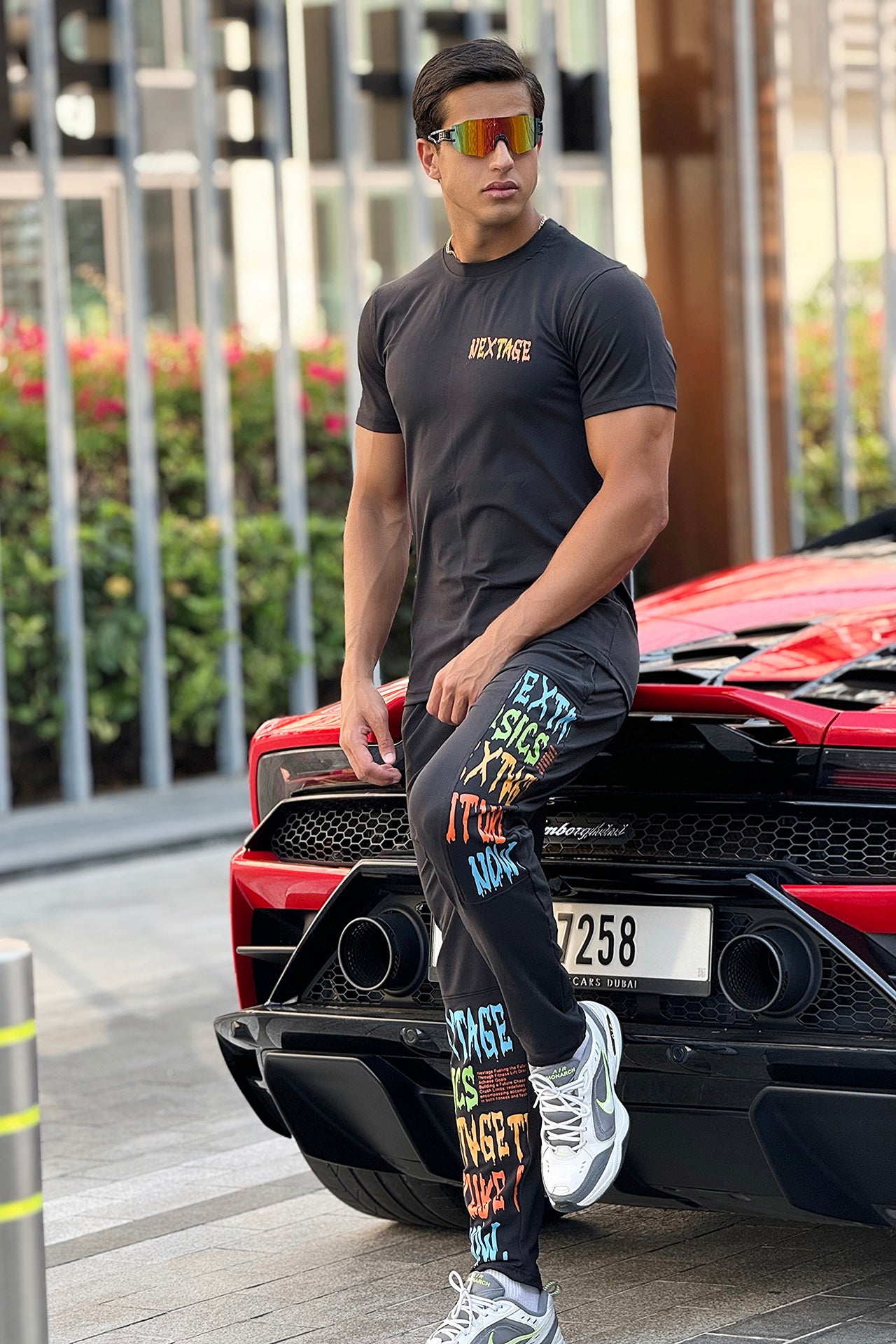 Black Graphics Dri-Fit Tracksuit