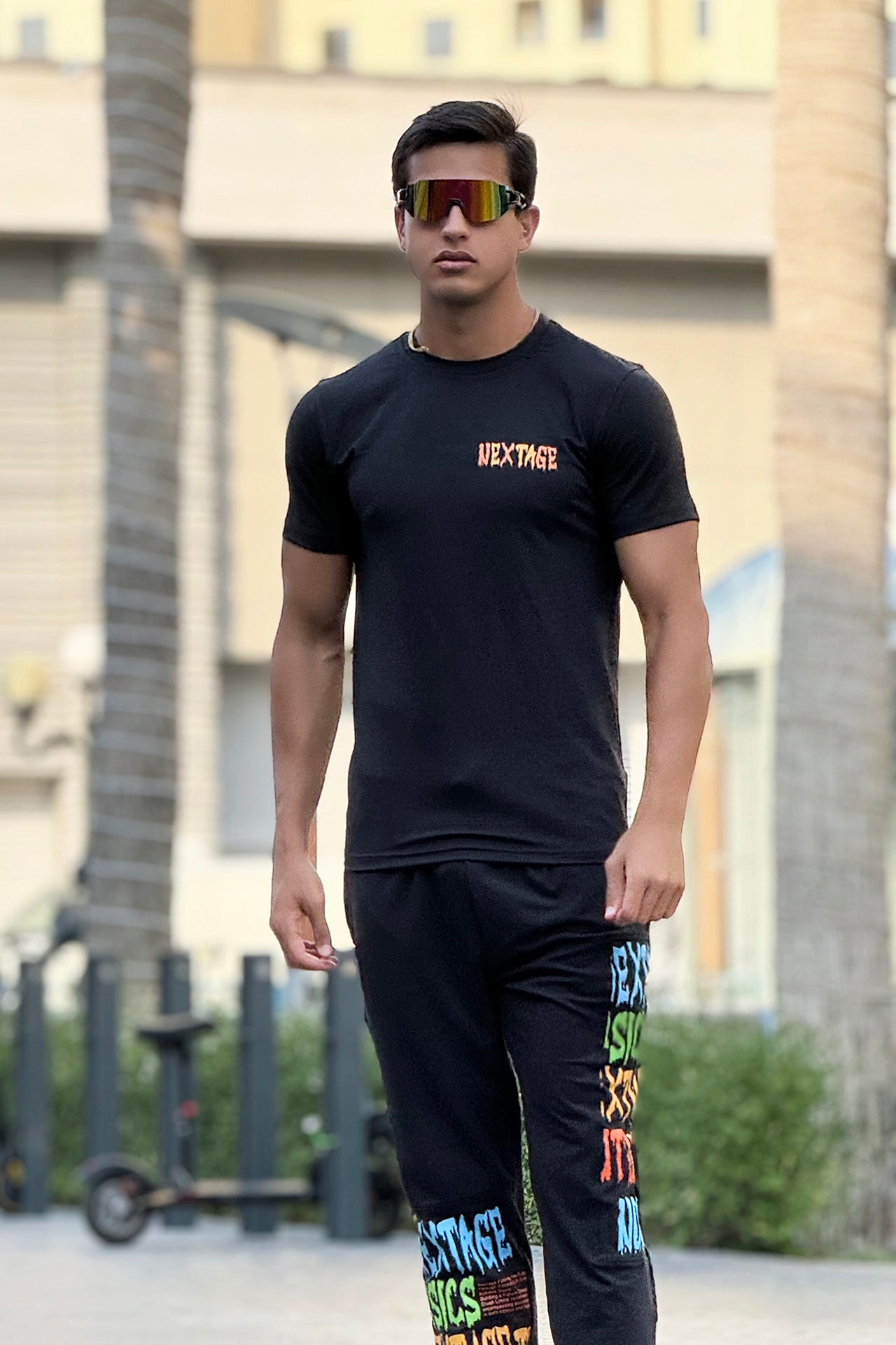 Black Graphics Dri-Fit Tracksuit