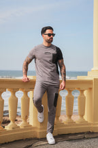 Light Grey Pocket Style Tracksuit