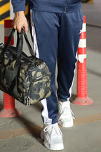 Blue Side stripe Trouser