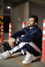 NEXTAGE BLUE STRIPE TRACKSUIT