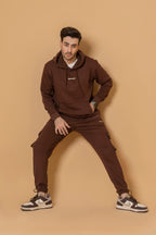 Gym to Streetwear Tracksuit-Comfortable Hoodie and Jogger Set-Stylish Men's Cargo Joggers