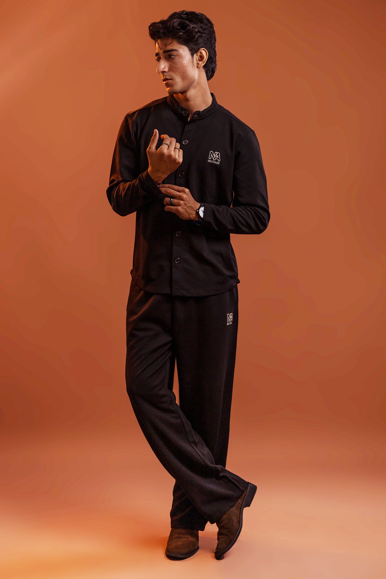 Men’s black co ord outfit