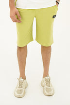 Light Green Slogan Badge Short