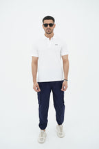 Nextage Premium Polo Cargo Navy/White Tracksuit
