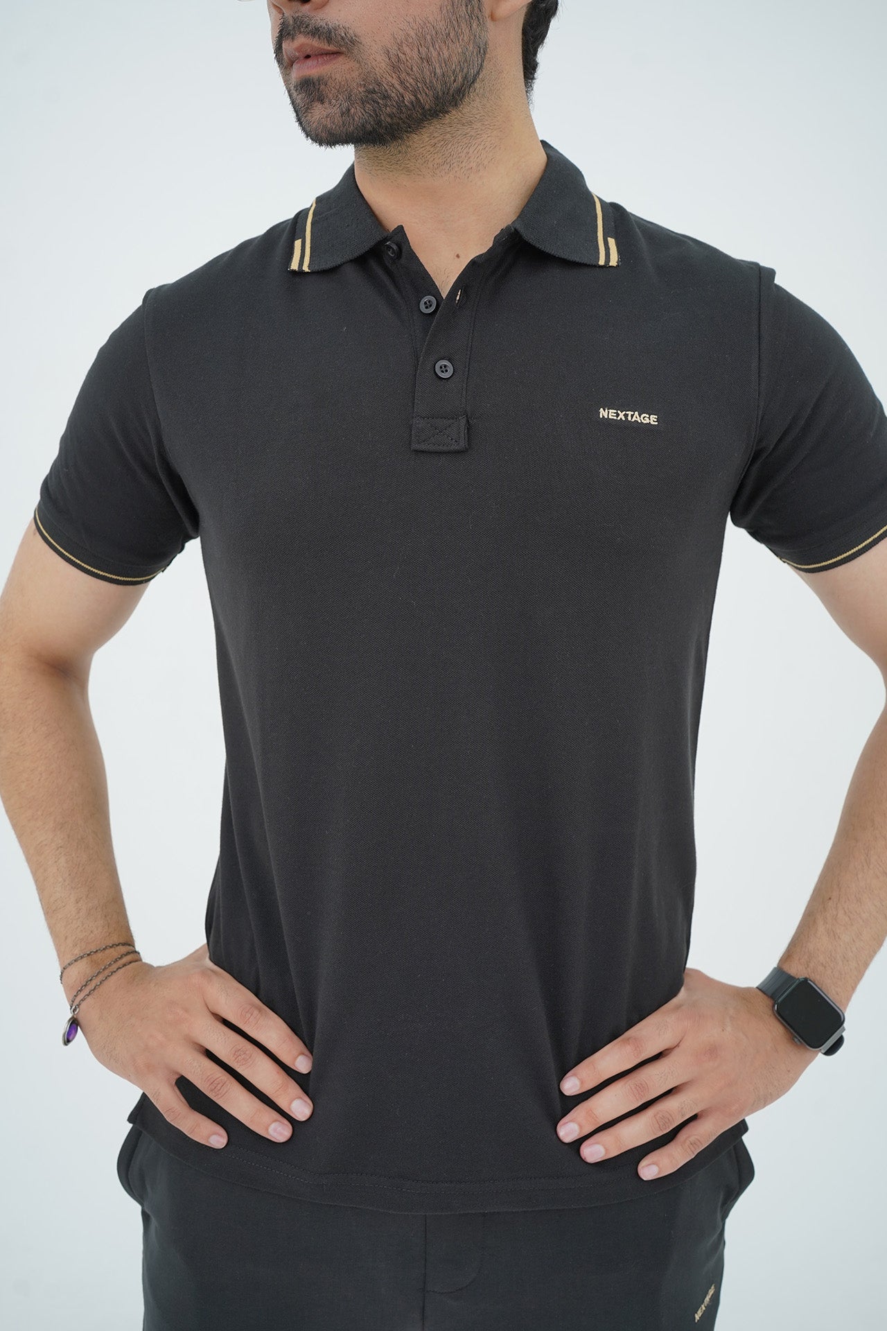 Nextage Black Golden Tracksuit