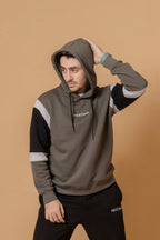 Drawstring Hoodie Tracksuit-Two-Piece Hoodie Set-