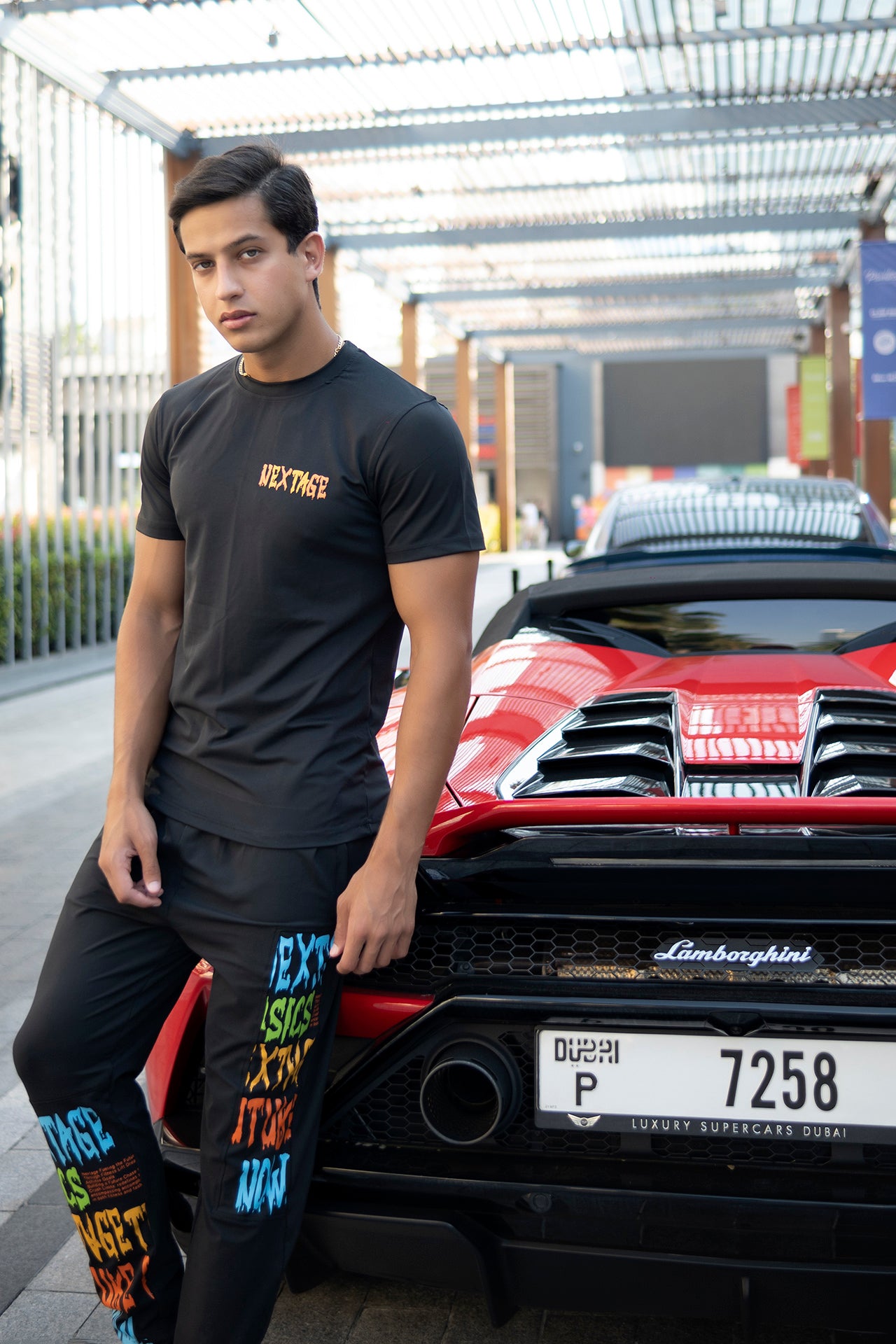 Black Graphics Dri-Fit Tracksuit