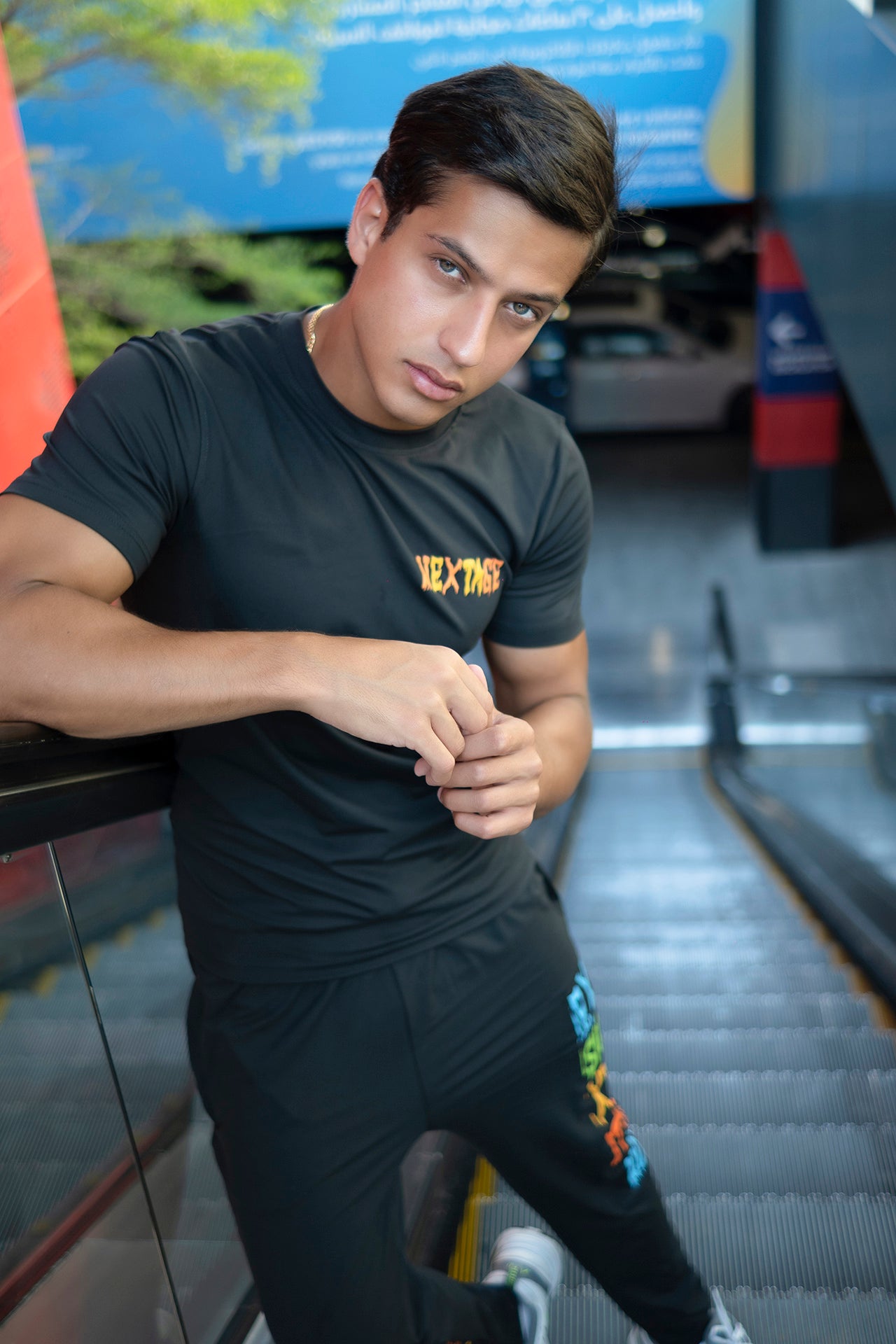 Black Graphics Dri-Fit Tracksuit