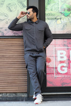 Charcoal Tracksuit for Men in Pakistan