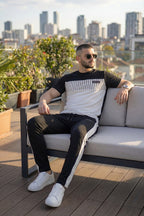 Nextage Cutrai Contrast Round Neck Tracksuit