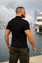 Black Polo Premium Olive Cargo Set