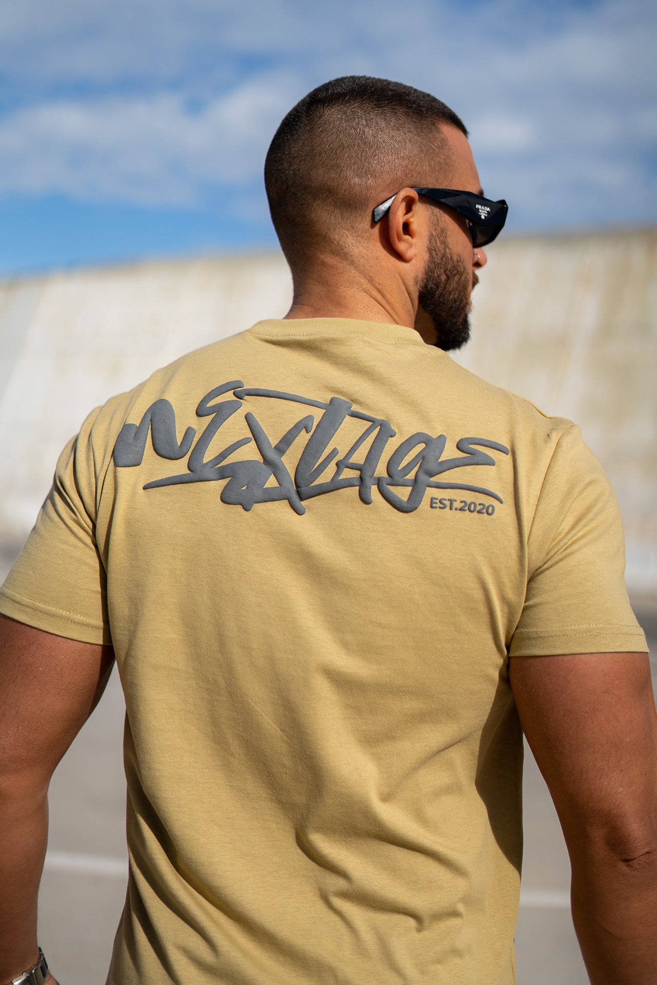 Embossed Print Slogan Nextage Tracksuit