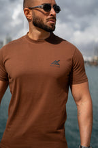 Nextage Brown Printed Tracksuit