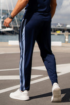 Navy Blue Luxe Stretch Trouser