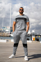Nextage Silver Grey Dri-Fit Tracksuit