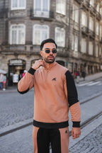 Nextage Tan Cotton Fleece Tracksuit