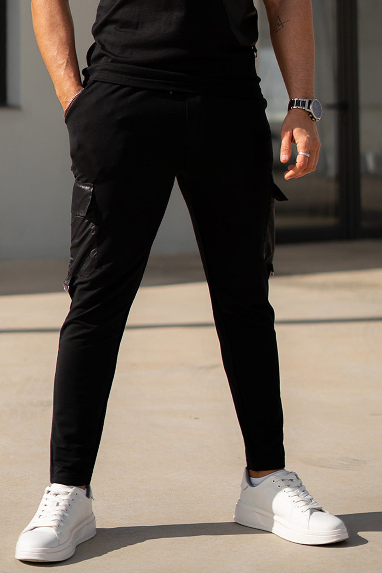 Black Fashion Detail Trouser