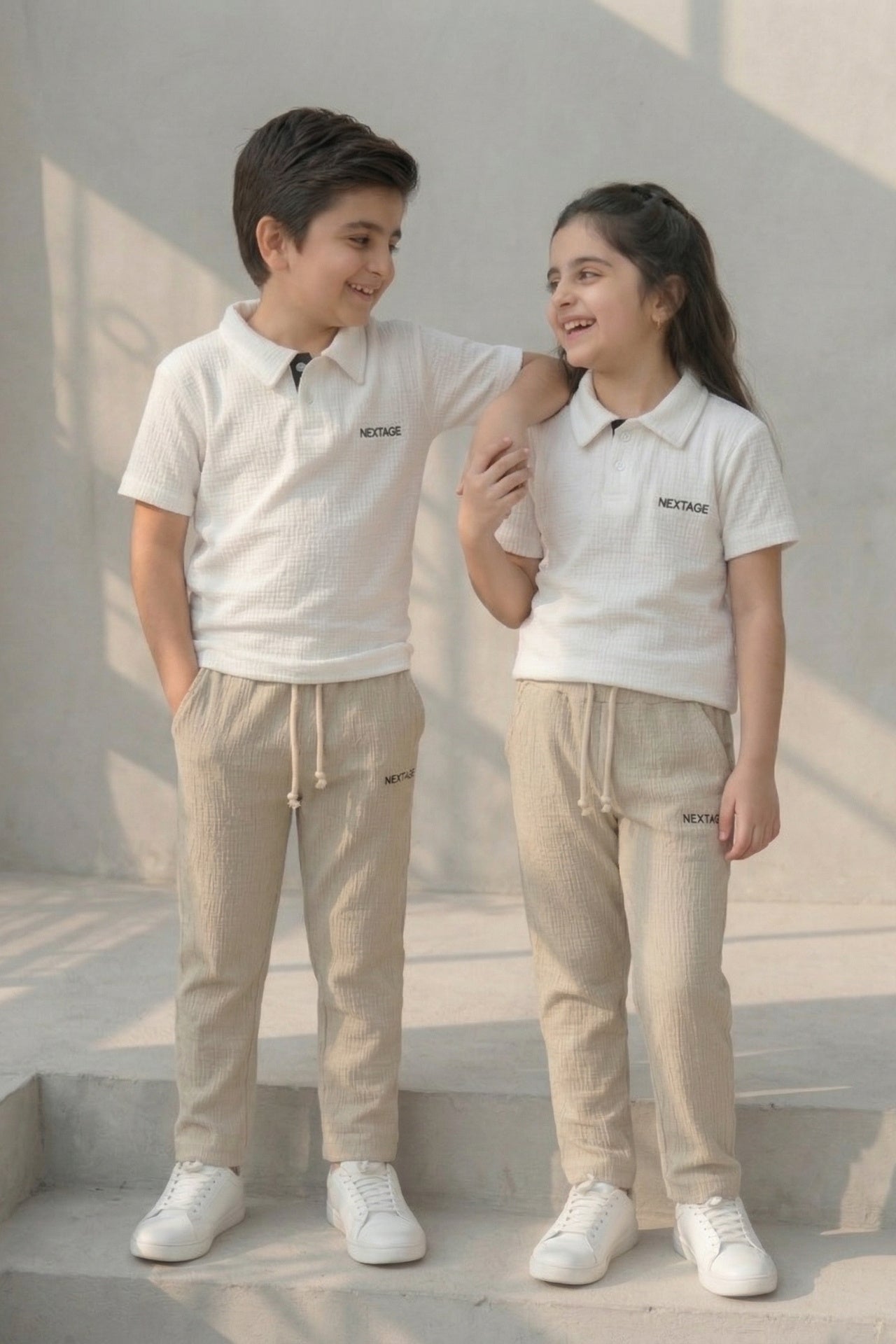 kids luxury polo shirt set