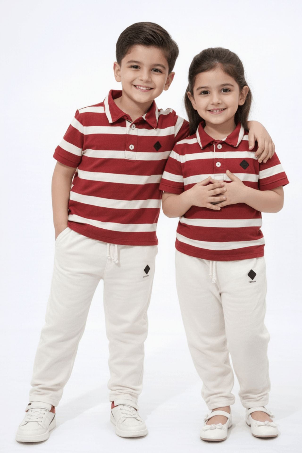 kids striped polo shirt detail, red white stripe kids t shirt