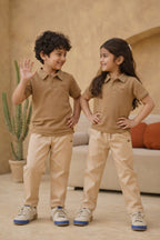 nextage kids unisex polo set 
