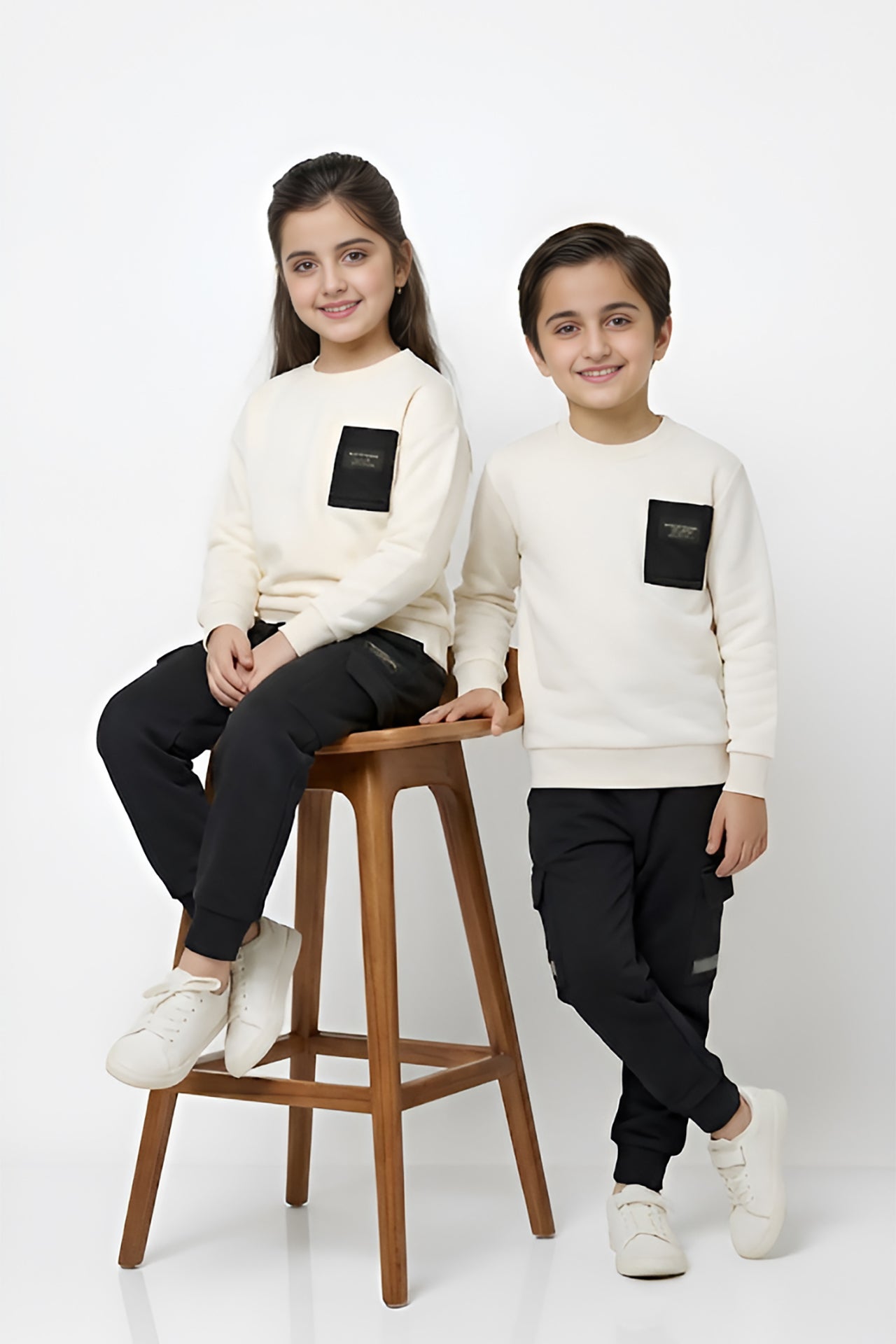 kids cotton fleece tracksuit