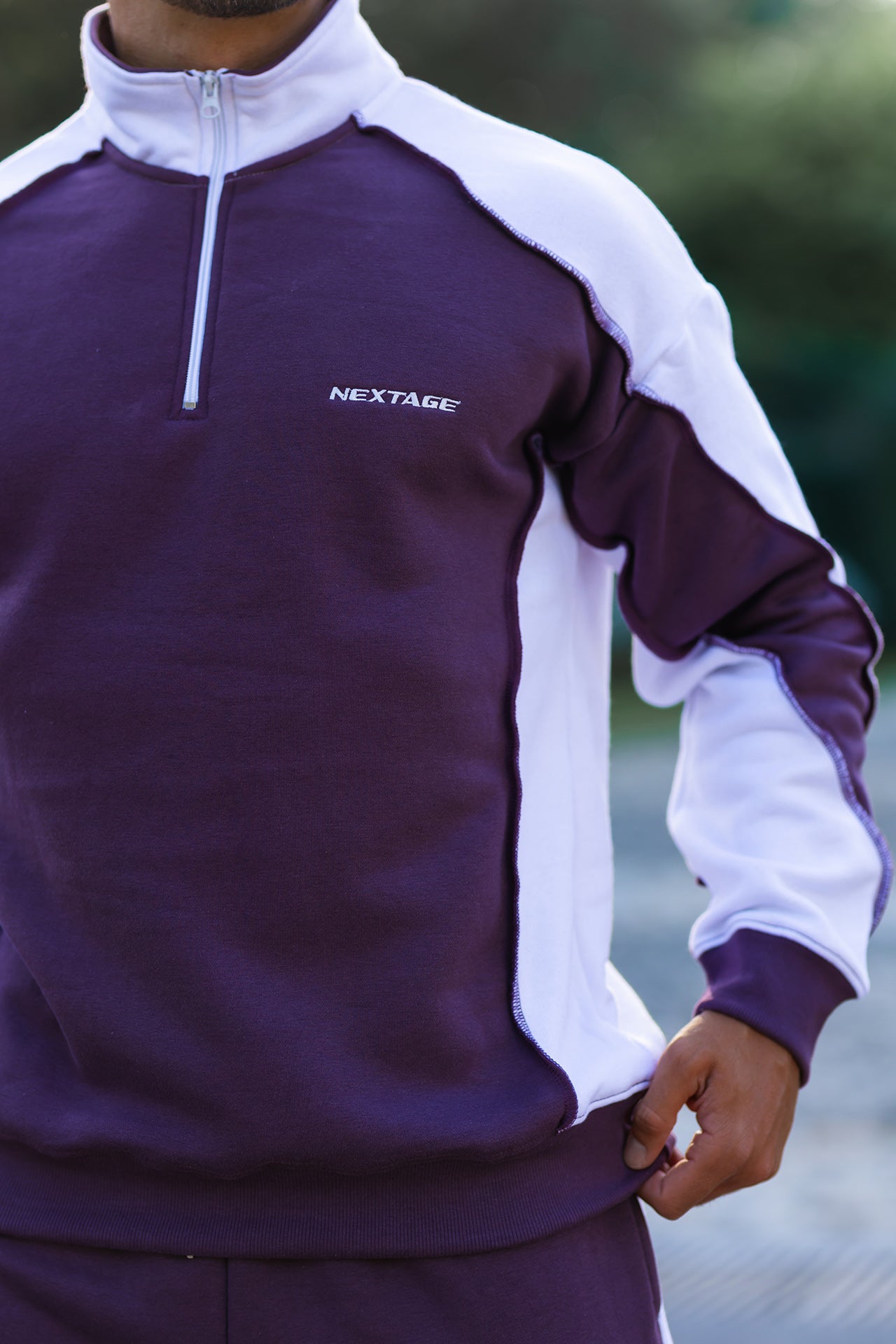 Nextage Oversized Mauve Tracksuit