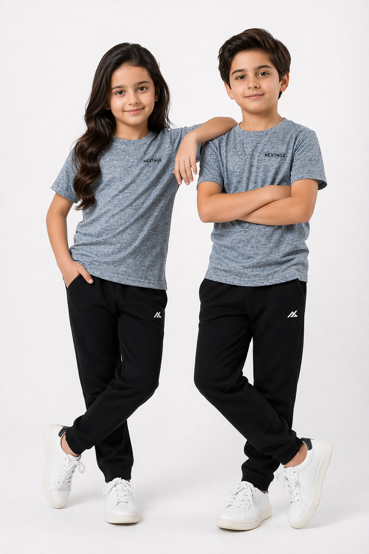 nextage black kids tracksuit