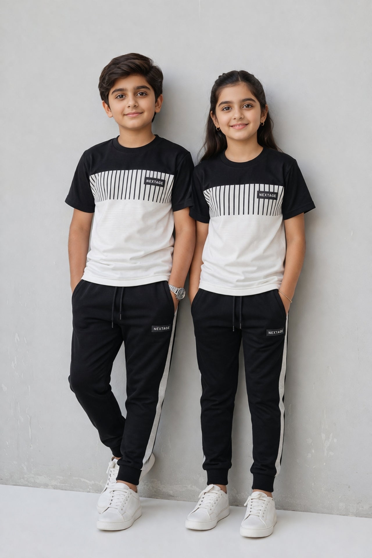 kids printed tracksuit