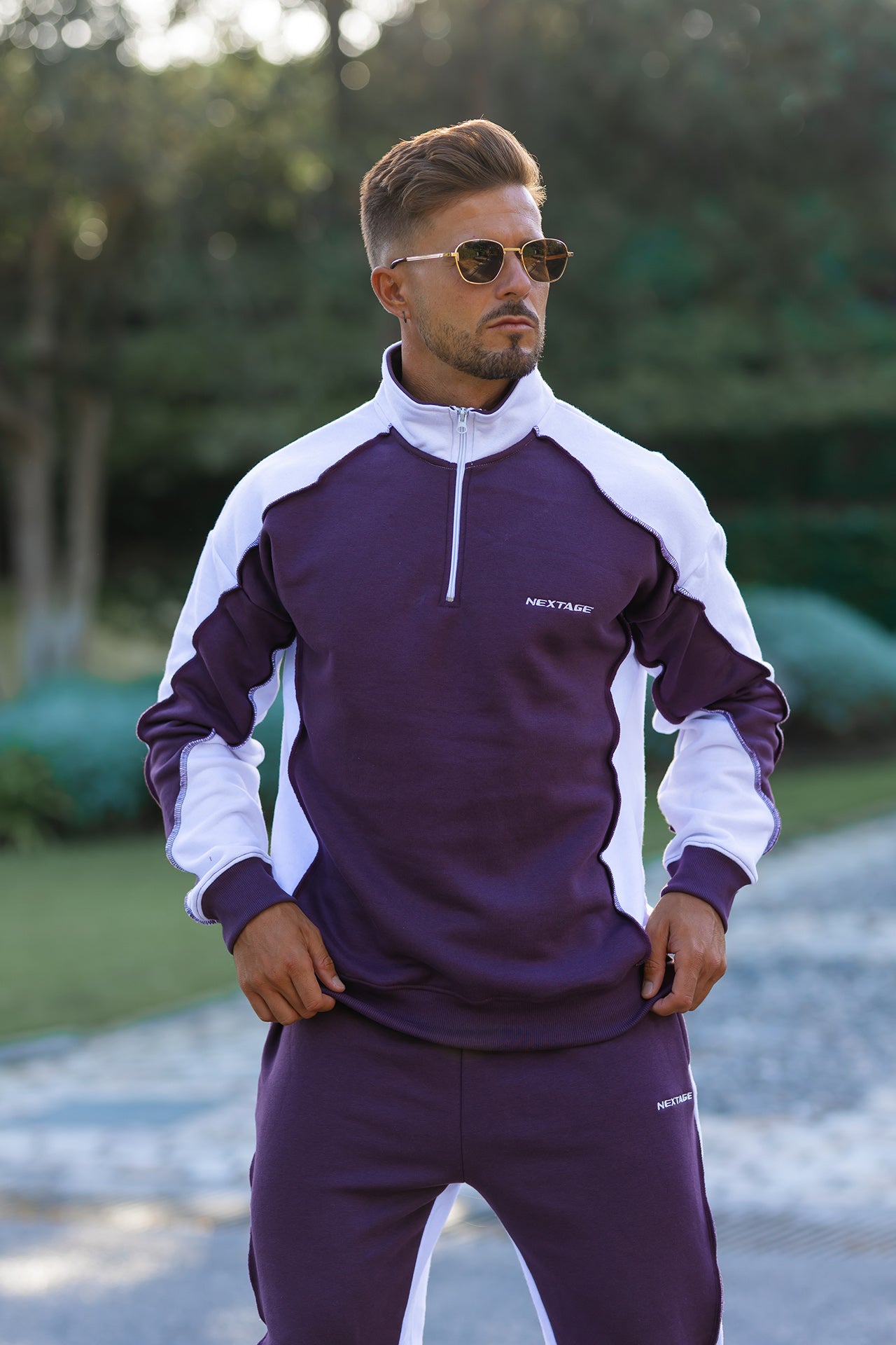 Nextage Oversized Mauve Tracksuit