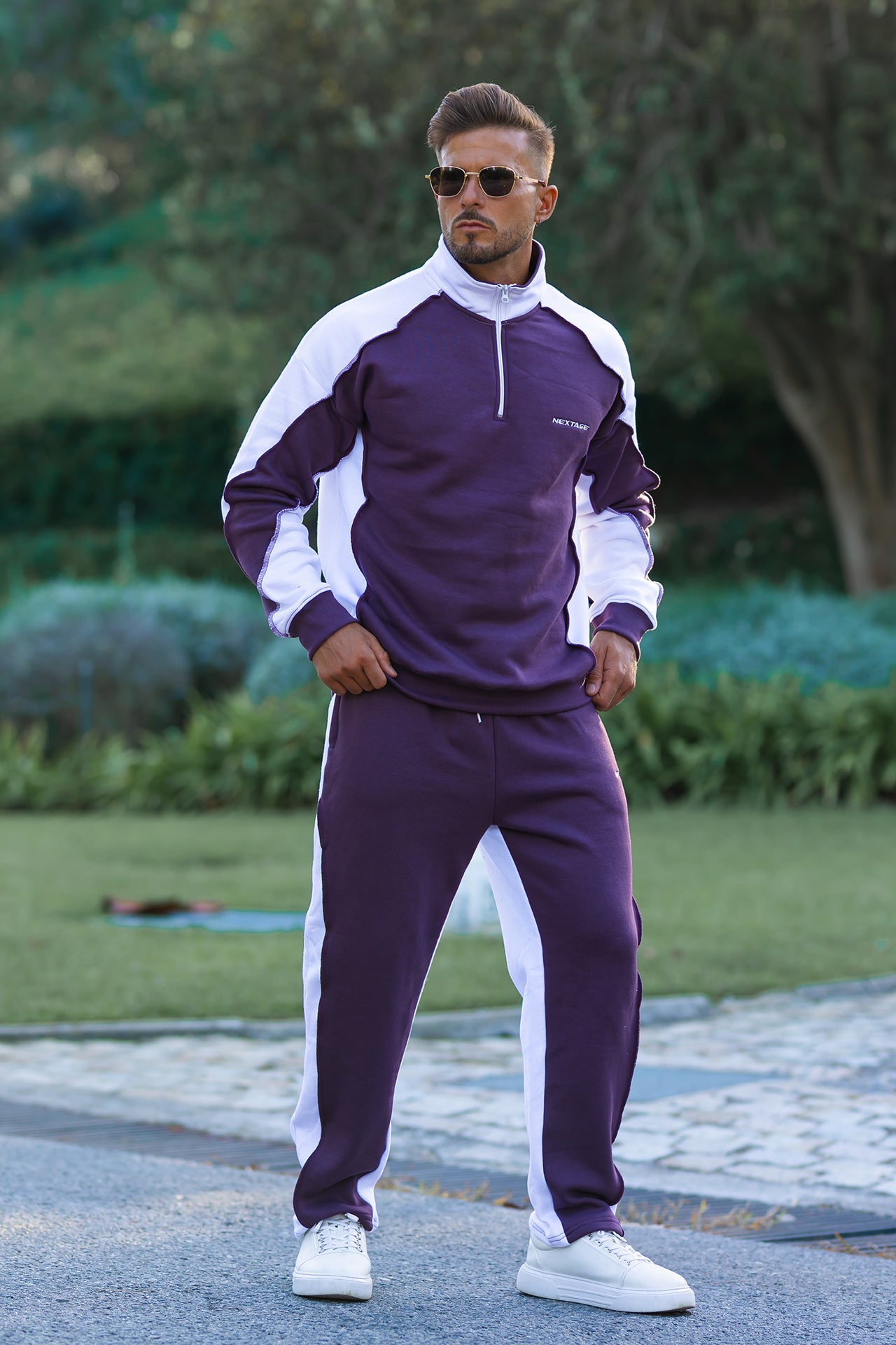 Nextage Oversized Mauve Tracksuit