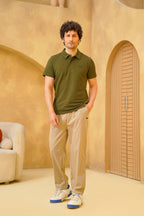 men luxury polo and trouser set online